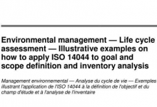 ISO TR 14049:2012 - 环境管理 - 生命周期评估 - 关于目标和范围定义及清单分析的应用示例技术报告-苏州设施管理（现代后勤）产业标准化联盟