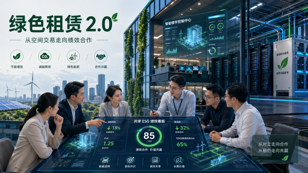 告别“零和博弈”：绿色租赁 2.0 如何重塑数据中心 ESG 价值链？-苏州设施管理（现代后勤）产业标准化联盟