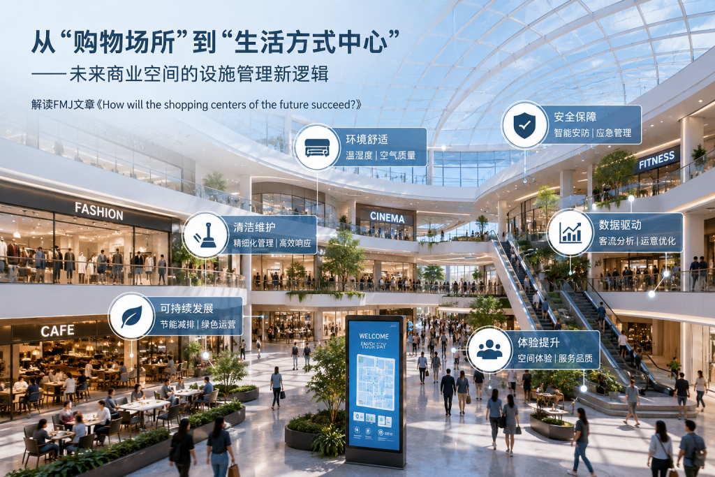 从“购物场所”到“生活方式中心”：未来商业空间的设施管理新逻辑-苏州设施管理（现代后勤）产业标准化联盟