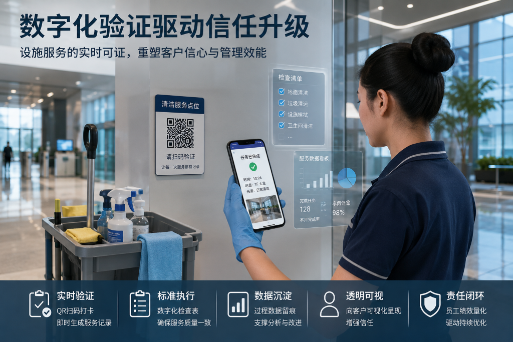 数字化服务验证重塑设施清洁管理信任机制-苏州设施管理（现代后勤）产业标准化联盟